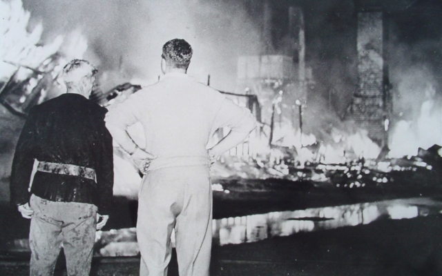 Boy's house fire in 1958