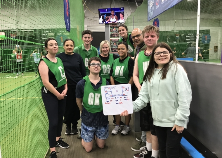 KTR Ch Ch Residential Indoor Netball Team